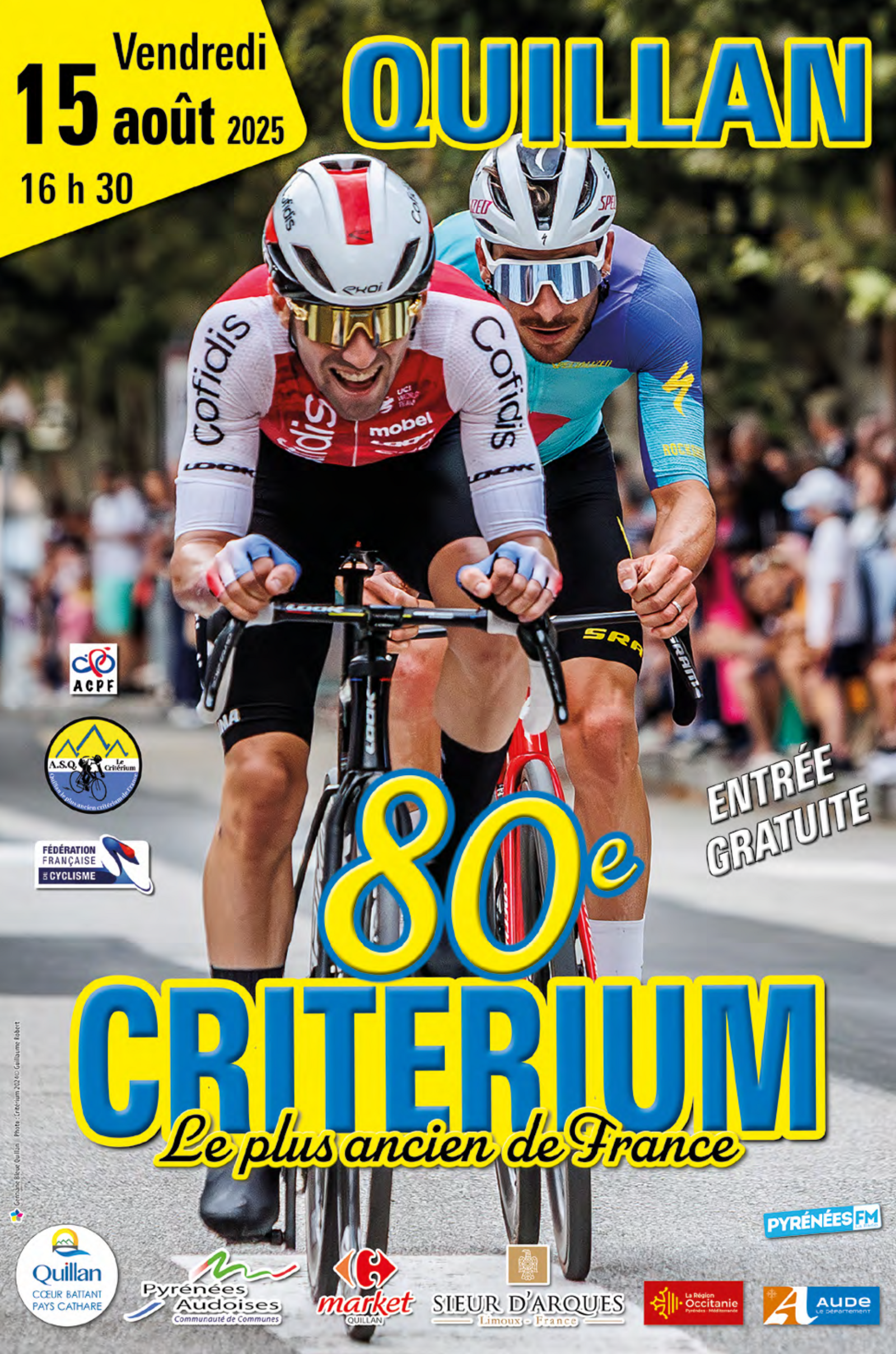 affiche critérium de Quillan